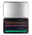 Stila 5 eyeliner set "Colour outside the lines Smudge Sticks " tin gift set ONLINE
