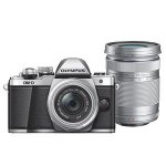 Olympus OM-D E-M10 Mark II Compact System Camera in Silver + 14-42mm + 40-150mm Lenses