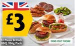 Morrisons 12 piece British Bqq pack butchers counter
