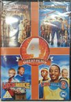Night at the Museum 1&2 / Like Mike 1&2 [4 Film Collection]