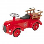 Classic Red Ride-On Fire Engine