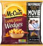 McCain Lightly Spiced Wedges 750g with the deal from Mysupermarket.com