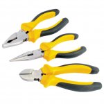 Draper 09405 160mm DIY Plier Set Heavy Duty Soft Grip DROPPED FORGE