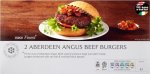 Tesco Finest Aberdeen Angus Burgers (2 per pack - 340g)