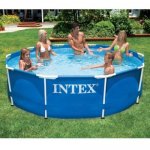 Intex 10 foot frame set round swimming pool