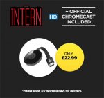 Chromecast 2 + The Intern HD + 2 month Now TV Entertainment pass