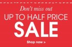 Tu (sainsbury) Mens / Womens / Kids clothing half price sale online