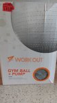 Gym ball & pump Now £1.00 instore Primark