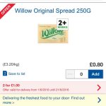 Willow Spread 250g x2