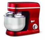 Morphy Richards Stand Mixer 400003 5L 800w 6 Settings Accents Metallic Red