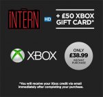 The Intern HD + &pound;50 XBOX Gift Card Credit