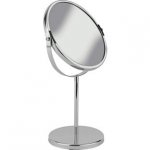 Simple Value Round Chrome Bathroom Mirror