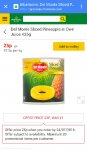 Del monte sliced pineapple in own juice 435g