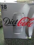 18 cans of diet coke 330ml