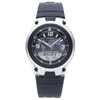 Casio Mens' World Time Digital/Analogue Black Strap Watch