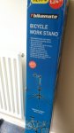 Aldi bicycle workstand in Aldi Upper Boat (Pontypridd, S. Wales)