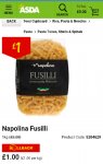 Various 1kg Napolina pasta