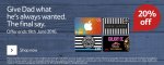 20% off Digital & Physical Gift Cards - iTunes - New Look - Pizza Hut - Pizza Express @ Tesco Gift Cards (and instore)