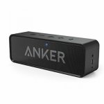 Anker SoundCore (6W Dual-Driver Portable Bluetooth Speaker with Superior Clear Stereo Sound and Groundbreaking 24-Hour Playtime) Sold by AnkerDirect