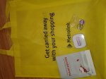 FREE shopping bag, trolley coin+mints
