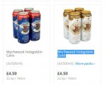 Henlans is Back! Wychwood Hobgoblin Cans or Wychwood Hobgoblin Gold 4x4 packs (16 Cans) via APG