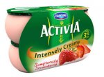 Activia Intensely Creamy Strawberry/Peach/Vanilla/Raspberry/Blueberry/Cherry Yogurts 4 x 110g