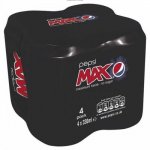 4 pack of 330ml tins of Pepsi Max