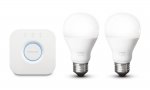 Philips Hue LED Smart Light Bulb Starter Pack with Bridge