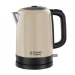 Russell Hobbs Canterbury Kettle in Cream/red/black
