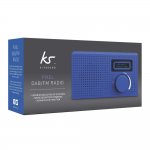 Kitsound DAB radio with alarm clock
