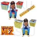 Despicable Me Minions Storage Stool Box scanned even better