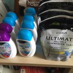 Asda washing gel - lines