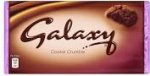 Galaxy Cookie Crumble chocolate bar 114g reduced