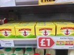 Anchor Butter instore at Nisa for £1.00