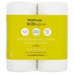 Waitrose Recycled Kitchen Roll For 2 rolls with My Waitrose Card £0.84