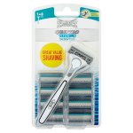 Quattro Titanium 8 blades + Free Razor With Extra Blade + C&C