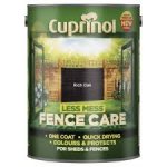 5 litre Cuprinol fence paint - rich oak / autumn red