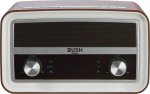 Bush Classic FM Radio with Bluetooth - Brown