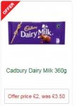 Cadbury Dairy Milk 360g