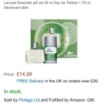 Lacoste Essential gift set