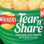 Walkers Tear n Share salt and vinegar
