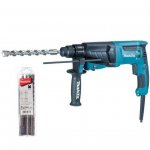 MAKITA HR2630 SDS+ 240V ROTARY HAMMER DRILL WITH ACCESSORIES Free next day delivery