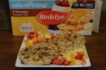 Birdseye frozen breakfast @ tesco with a &pound;1 off voucher from their book or online code is GR4L47