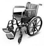 New lower price Puncture Proof Self Propel Folding Portable Propelled Wheelchair with Mag Wheels