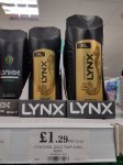 XL LYNX shower get (gold 400ml)