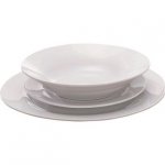 Argos Simple Value 12 Piece Porcelain Dinner Set - White