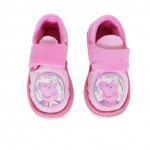 Peppa Pig Girls' Pink Slippers - Size 5-9