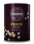 Biona Organic Chick Peas (6 Tin Pack)