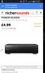 Pioneer SSLW500 Subwoofer
