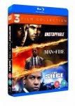 Unstoppable/Man On Fire/The Siege Blu-Ray Set
